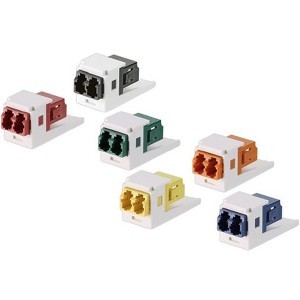Panduit CMDEORLCZBL Cable Ends/Connectors Panduit Mini-com Duplex Network Connector - 1 Pack - 2 X Lc Network Female - Black, Orange (cmdeorlc 074983007219
