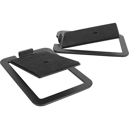 Kanto S4 Stands & Cabinets Kanto S4 Desktop Speaker Stands For Midsize Speakers, Black - 16 Lb Load Capacity - 2" Height X 5.5" 800152717746