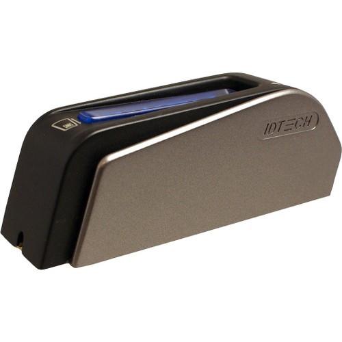 ID TECH The Augusta, an EMV L1-L2 Chip and Reader - Triple Track - 60 in/s - Blue, Black, Gray IDEM-241 818241484028