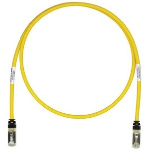 Panduit STP6X1MYL Cables Panduit Cat.6a S/ftp Network Cable - 3.28 Ft Category 6a Network Cable - First End: 1 X Rj-45 Networ 074983711697