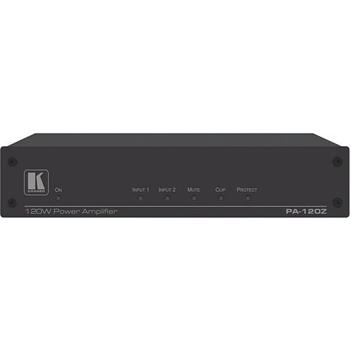 Kramer Electronics PA-120Z A/V Receivers & Amplifiers Kramer Pa-120z Amplifier - 120 W Rms - 2 Channel - 0% Thd - 20 Hz To 20 Khz - Ethernet Pa120z 
