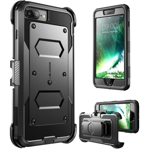 I-Blason S-IPH8P-ARMB-BK Carrying Cases I-blason Sport Carrying Case (armband) Apple Iphone 8 Plus Smartphone - Black - Polycarbonate, Silic Siph8parmbbk 752454320684