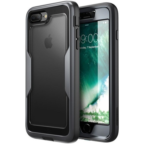 I-Blason IPH8P-MAGMA-BK Carrying Cases I-blason Magma Carrying Case (holster) Apple Iphone 8 Plus Smartphone - Black - Damage Resistant, Sc Iph8pmagmabk 752454321322