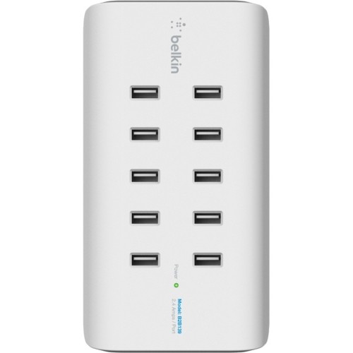 Belkin B2B139 Power Adapters Rockstar 10-port Usb Charging Station 745883738045