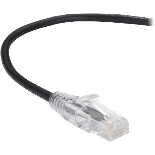 Black Box C6APC28-BK-12 Cables Black Box Slim-net Cat.6a Utp Patch Network Cable - 12 Ft Category 6a Network Cable For Patch Panel, C6apc28bk12 822088133384