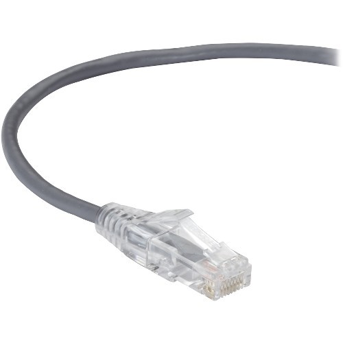Black Box C6APC28-GY-05 Cables Black Box Slim-net Cat.6a Utp Patch Network Cable - 5 Ft Category 6a Network Cable For Patch Panel,  C6apc28gy05 822088127031