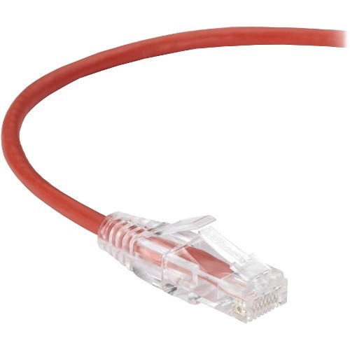 Black Box C6APC28-RD-04 Cables Black Box Slim-net Cat.6a Utp Patch Network Cable - 4 Ft Category 6a Network Cable For Patch Panel,  C6apc28rd04 822088127086