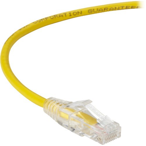 Black Box C6APC28-YL-03 Cables Black Box Slim-net Cat.6a Utp Patch Network Cable - 3 Ft Category 6a Network Cable For Patch Panel,  C6apc28yl03 822088127208