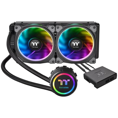 Thermaltake CL-W157-PL12SW-A Processor/Case Fans Thermaltake Floe Riing Cooling Fan/water Block - 4.72" Maximum Fan Diameter - 2 X Fan(s) - 316.7 Gal Clw157pl12swa 818242615476