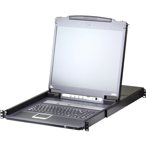 Aten CL5716IN Rackmount LCDs Aten Cl5716i Lcd Kvm Over Ip Switch With Standard Rack Mount Kit-taa Compliant - 16 Computer(s) - 19 672792007514