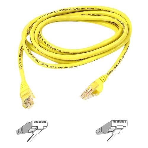 Belkin A3L791-15-YLW Cables Patch Cable - Unshielded Twisted Pair (utp) - Male Left Gender - Male Right Gend (a3l791-15-ylw) A3l79115ylw 722868118863