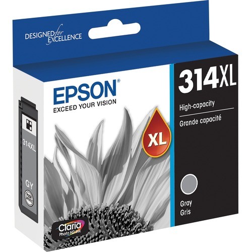 Epson T314XL720S Toners & Ink Cartridges Epson Claria Photo Hd T314xl Original Inkjet Ink Cartridge - Gray - 1 Pack - Inkjet - 1 Pack (t314xl EPST314XL720S 010343935303