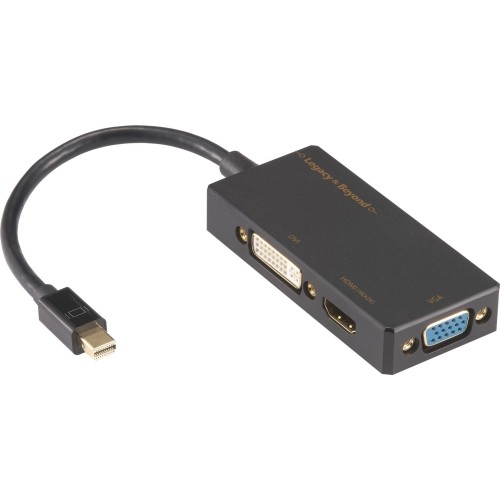 Siig LB-CD0014-S1 Cables Siig Mini Displayport To 4k Hdmi/dvi/vga 3-in-1 Adapter - 5.91" Dvi-d/hdmi/mini Displayport/vga A/v  Lbcd0014s1 662774040240