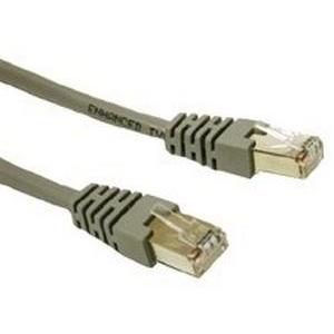 C2g 27270 Cables C2g-50ft Cat5e Molded Shielded (stp) Network Patch Cable - Gray - Category 5e For Network Device - R 041771692803