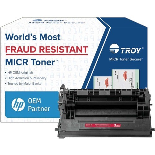 Troy Group 02-82040-001 Toners & Ink Cartridges Troy Toner Secure Original Micr Laser Toner Cartridge - Alternative For Troy, Cf237a - Black - 1 Pac 0282040001 818240061091