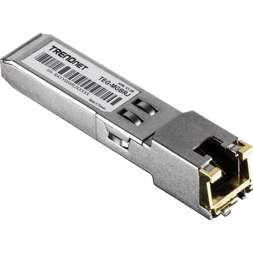Trendnet TEG-MGBRJ Switch Modules Trendnet Sfp To Rj45 1000base-t Copper Sfp Module; Teg-mgbrj; 100m (328 Ft.); Rj45 Connector; Hot Pl Tegmgbrj 710931610314