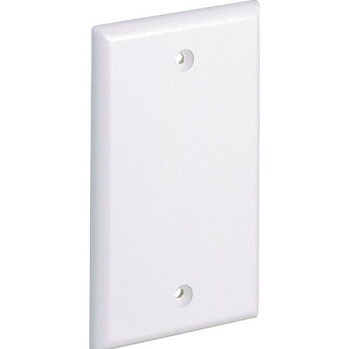 Panduit CPNWH Faceplates & Mounting Boxes Panduit Blank Cover Faceplate - 1-gang - White - Acrylonitrile Butadiene Styrene (abs) (cpnwh) 074983840120