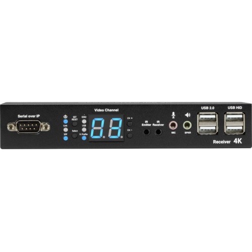 Black Box VX-HDMI-4KIP-RX KVM Consoles/Extenders Black Box Mediacento Ipx 4k Receiver - Hdmi, Usb, Serial, Ir, Audio - 1 Computer(s) - 1 Remote User( Vxhdmi4kiprx 818283289087