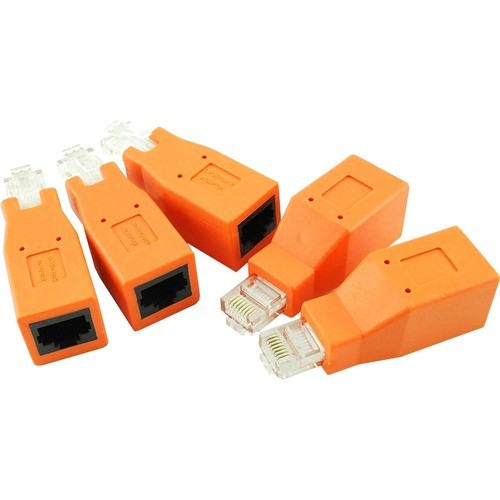 Axiom Memory C6RJ45MFA5P-AX Cables Axiom Rj-45 Cat6 Crossover Male To Female Adapter (5-pack) - Category 6 Network Cable For Network De C6rj45mfa5pax 841280152399