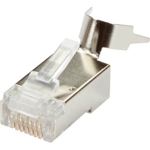 Black Box FMTP6AS-100PAK Cable Ends/Connectors Black Box Cat6a Rj-45 Modular Plug - Shielded, 100-pack - 100 Pack - 1 X Rj-45 Network Male - Clear  Fmtp6as100pak 822088130826