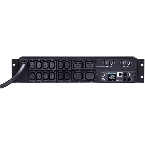 CyberPower PDU31008 PDUs Cyberpower Pdu31008 Single Phase 200 - 240 Vac 30a Monitored Pdu - 16 Outlets, 12 Ft, Nema L6-30p, H 649532614226