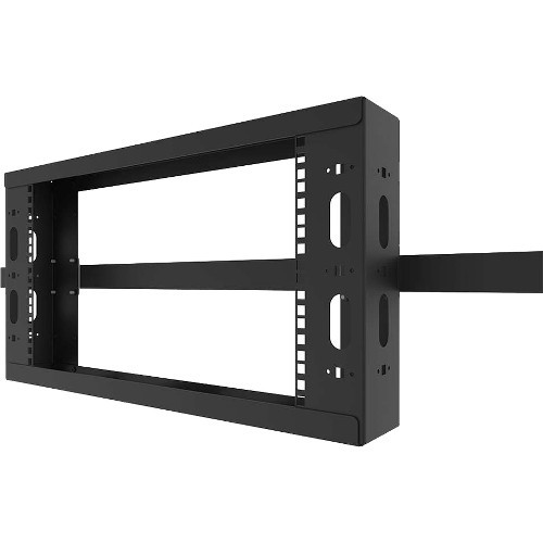 C2g QSOHR-8RU-B Rack Equipment 8ru Q-series Overhead Cable Pathway Rack - Black (taa Compliant) Qsohr8rub 662875964223