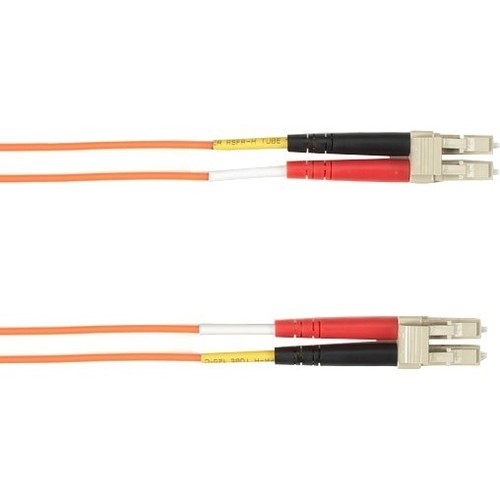Black Box FOCMPM4-002M-LCLC-OR Cables Black Box Fiber Optic Duplex Patch Network Cable - 6.50 Ft Fiber Optic Network Cable For Network Dev Focmpm4002mlclcor 822088139263