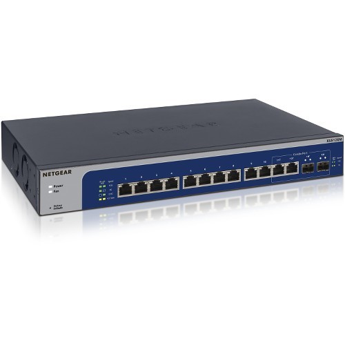 Netgear XS512EM-100NAS Switches & Bridges 12-port 10-gigabit/multi-gigabit Ethernet Smart Managed Plus Switch (xs512em) Xs512em100nas 818243151799