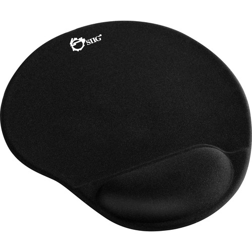 Siig CE-PD0011-S1 Wrist/Mouse Pads Siig Mouse Pad With Wrist Rest - 0.87" X 8.66" Dimension - Black - Rubber - Anti-slip (ce-pd0011-s1) Cepd0011s1 662774040561