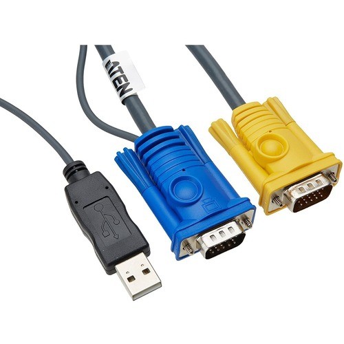 Aten 2L5202UP Cables 6 Ps2 To Usb Intelligent Kvm Cable, Sphd15m To Vga And Usb A (2l5202up) 672792150890