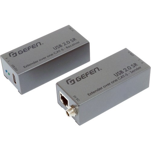 Gefen EXT-USB2.0-SR Cable Extenders Gefen  Ext-usb2.0-sr Extends High-speed Usb Devices Over A Single Cat-5e Cable, Extusb20sr 888814999969