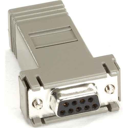 Black Box FA043 Connector Adapters Black Box At Adapter - Db9 Female To Rj45 - 1 X 9-pin Db-9 Serial Female - 1 X Rj-45 - Taa Compliant 822088045960