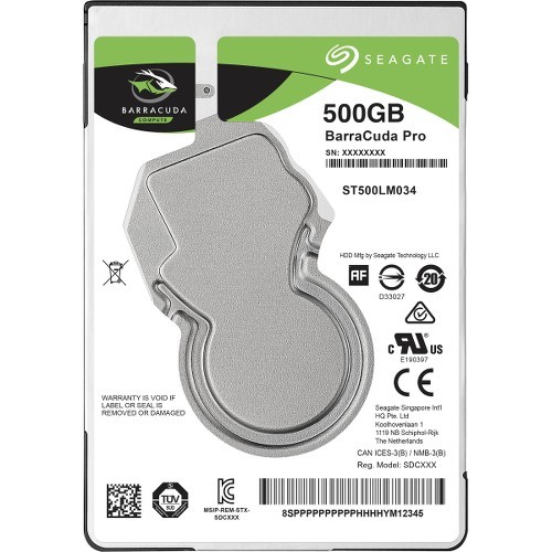 Seagate ST500LM034 Hard Drives Barracuda Pro St500lm034 Hard Drive 763649115763