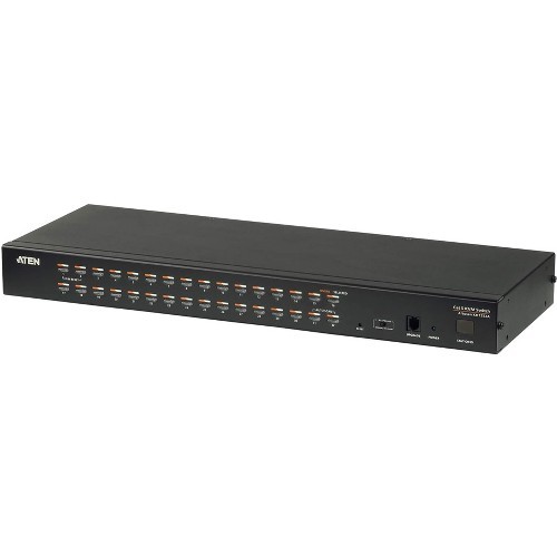Aten KH1532A KVM Switchboxes Aten 32-port Cat 5 Kvm Switch - 32 Computer(s) - 1 Local User(s) - 1900 X 1200 - 32 X Network (rj-45 672792008023