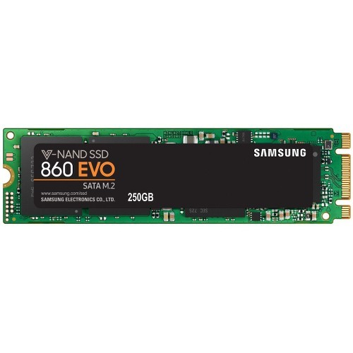Samsung MZ-N6E250BW Hard Drives Samsung 860 Evo 250 Gb Solid State Drive - M.2 2280 Internal - Sata (sata/600) - 550 Mb/s Maximum Re Mzn6e250bw 
