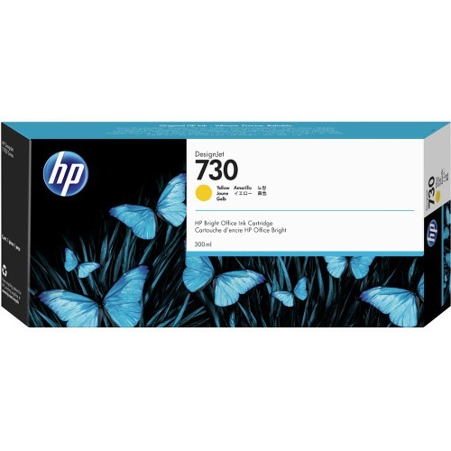 Hp P2V70A Toners & Ink Cartridges 730 300-ml Yellow Designjet Ink Cartridge 995476159379