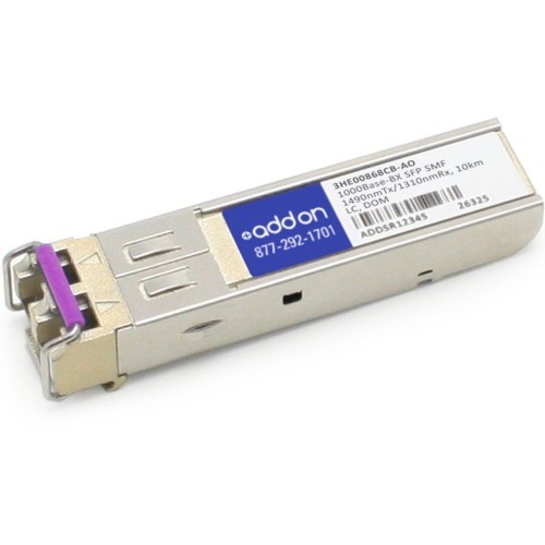 Addon 3HE00868CB-AO Switch Modules Addon Alcatel-lucent Nokia 3he00868cb Compatible Taa Compliant 1000base-bx Sfp Transceiver (smf, 149 3he00868cbao 821455733110