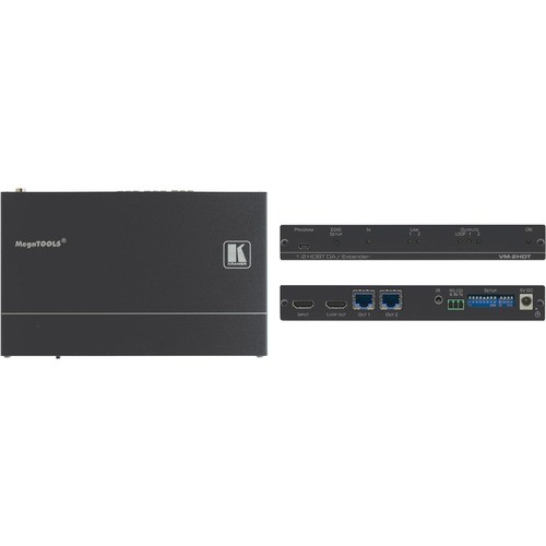 Kramer Electronics 10-8048901190 Video Consoles/Extenders Kramer 1:2+1 4k60 4:2:0 Hdmi To Long-reach Hdbaset Da - 1 Input Device - 2 Output Device - 229.66 Ft 108048901190 657248926939