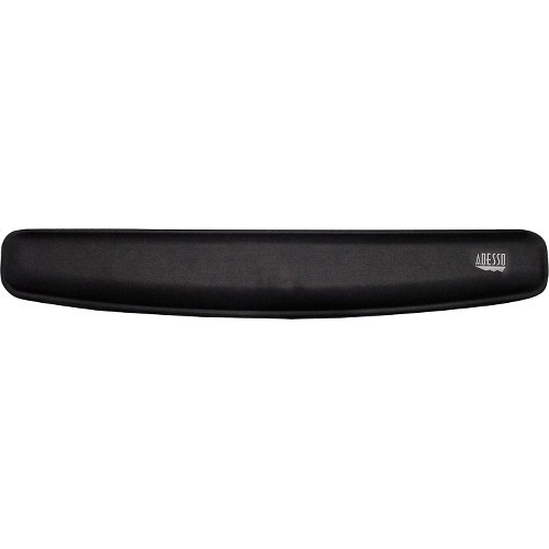 Adesso TRUFORMP300 Wrist/Mouse Pads Adesso Memory Foam Keyboard Wrist Rest - 0.88" X 3.25" Dimension - Black - Rubber, Fiber, Memory Foa 783750009225