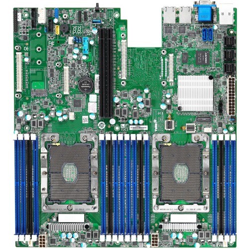 Tyan S7106GM2NR Motherboards Tyan Tempest Cx S7106 Server Motherboard - Intel C621 Chipset - Socket P Lga-3647 - Extended Atx - X 635872043154