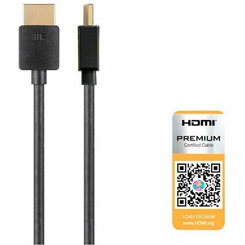 Monoprice 24187 Cables Monoprice Premium Hdmi Data Transfer Cable - 6 Ft Hdmi Data Transfer Cable - First End: 1 X Hdmi Dig 889028053218