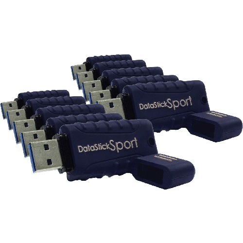 Centon Electronics S1-U3W2-8G-10B Flash Drives Centon 8 Gb Datastick Sport Usb 3.0 Flash Drive - 8 Gb - Usb 3.0 - Blue - 5 Year Warranty - 10 Pack  S1u3w28g10b 731969689066