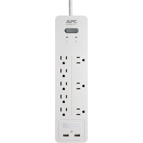 Apc Schneider PH8U2W Surge Protectors Surgearrest Home/office 8-outlet Surge Suppressor/protector 731304336204