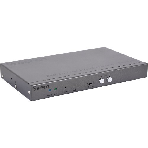 Gefen EXT-ADA-LAN-RX Video Consoles/Extenders Gefen Digital And Analog Audio Over Ip - Receiver Package - 1 Output Device - 2 X Network (rj-45) -  Extadalanrx 888814999778