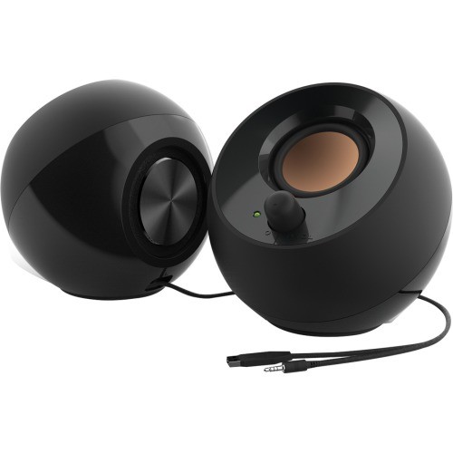 Creative Labs 51MF1680AA000 Multimedia Speakers Creative Pebble (black)-sys,spkr Creative Pebble Ww-r N Bk,model No.mf1680,speak (51mf1680aa000) 818211892709
