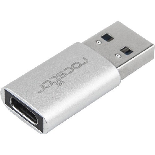 Rocstor Y10A207-A1 Connector Adapters Rocstor Premium Usb 3.0 To Usb C Slim Aluminum Adapter - Usb Type-c - 1 X Type 1 X Usb 3.0 Type Male Y10a207a1 810606030932