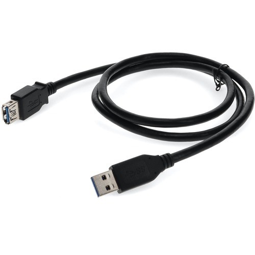 Addon USB3EXTAA1M Cables Addon 1m Usb 3.0 (a) Male To Female Black Cable - 3.28 Ft Usb Data Transfer Cable For Notebook, Pc,  821455821749