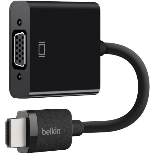 Belkin AV10170BT Cables Belkin Hdmi To Vga Video Adapter Converter With Audio - 1920x1080 - Hdmi/usb/vga/mini-phone A/v Cabl 818214235732
