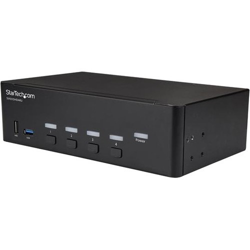 Startech SV431DHD4KU KVM Switchboxes 4 Port Hdmi Kvm Switch - 4k 30hz - Dual Display 065030840095