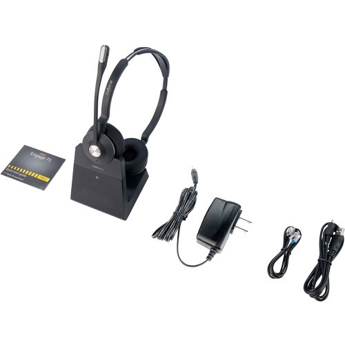 Jabra 9559-583-125 Headsets/Earsets Jabra Engage 75 Stereo Headset - Stereo - Wireless - Bluetooth/dect - 492.1 Ft - 40 Hz - 16 Khz - Ov 9559583125 706487017448